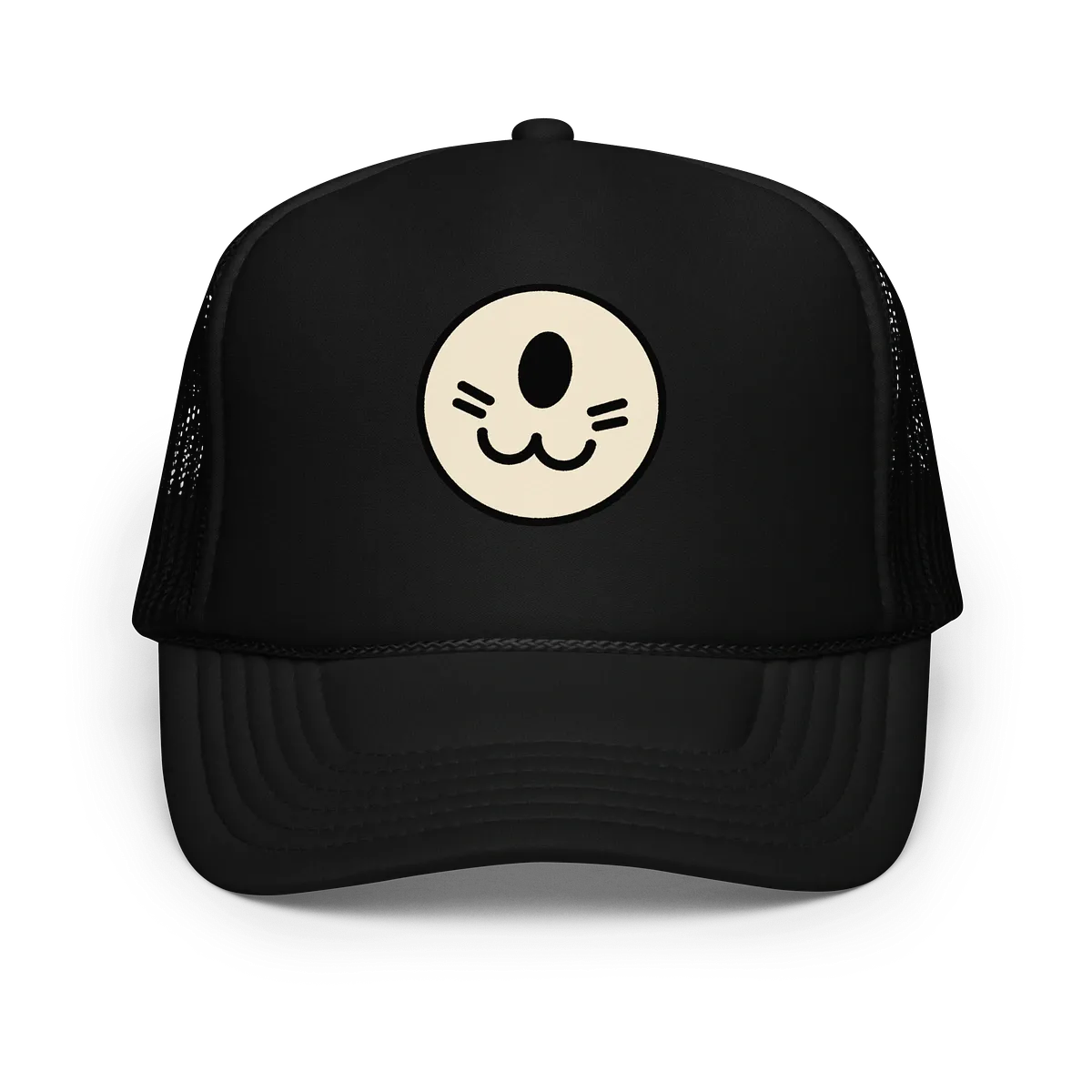 Black Original Plam Trucker Hat